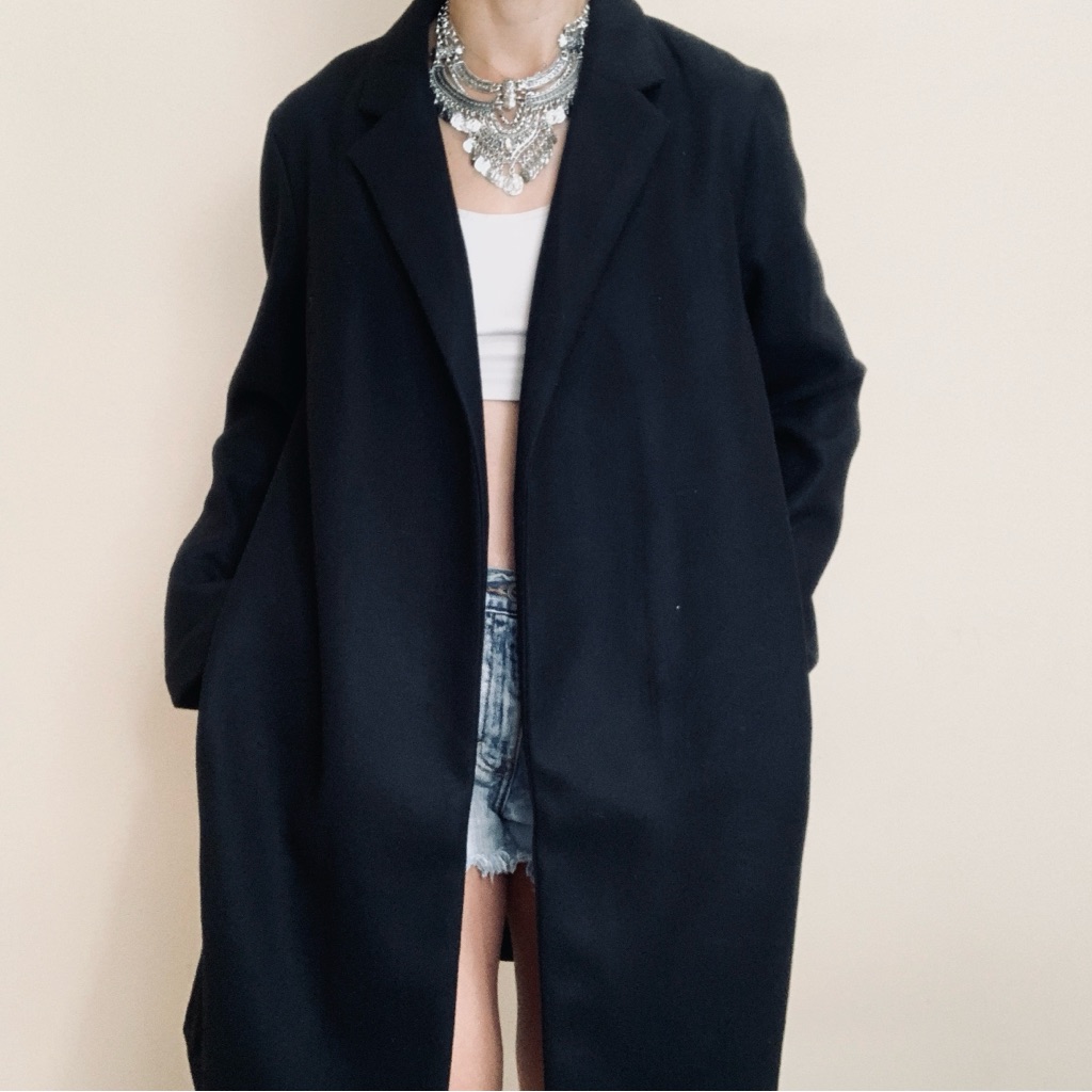 Brand New Rachel Zoe Peacoat L